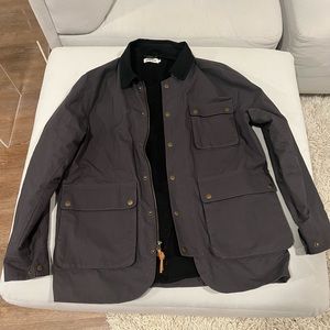 The Rover Jacket (Large/42) in Ripstop Slate Dry Wax